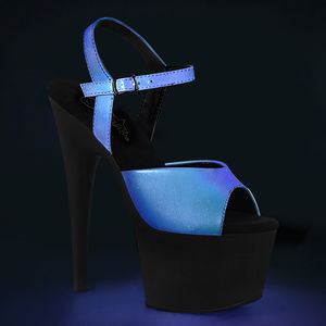 Platform UV Glow Festival High Heel Stripper Shoes